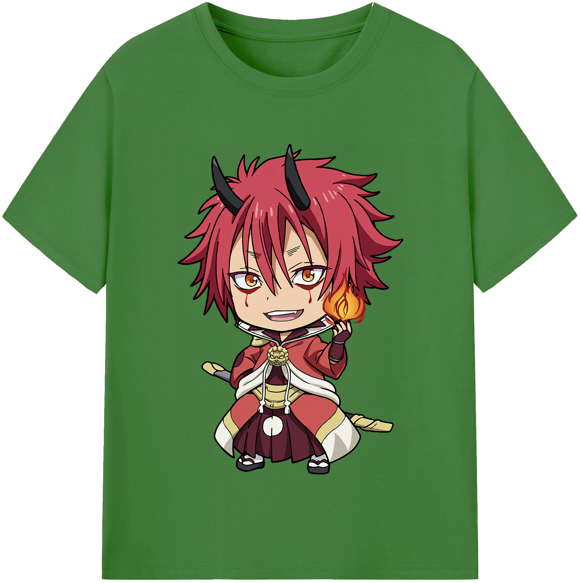 （画像用） 転スラ Regarding Reincarnated to Slime レディースカジュアルプリントTシャツ（綿100％）